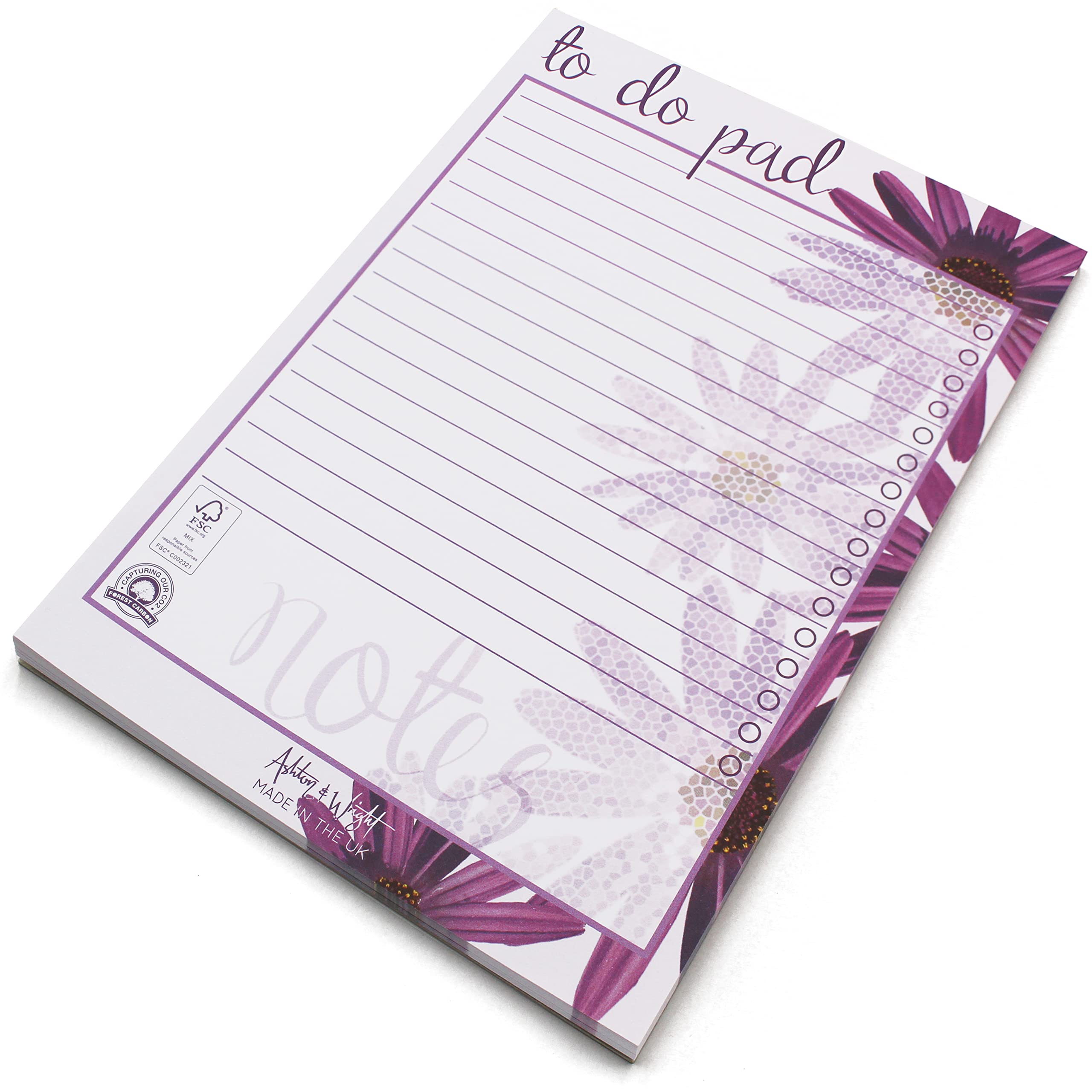 ashton-and-wright-daily-to-do-pad-a5-cape-daisy-60-blatt image 2