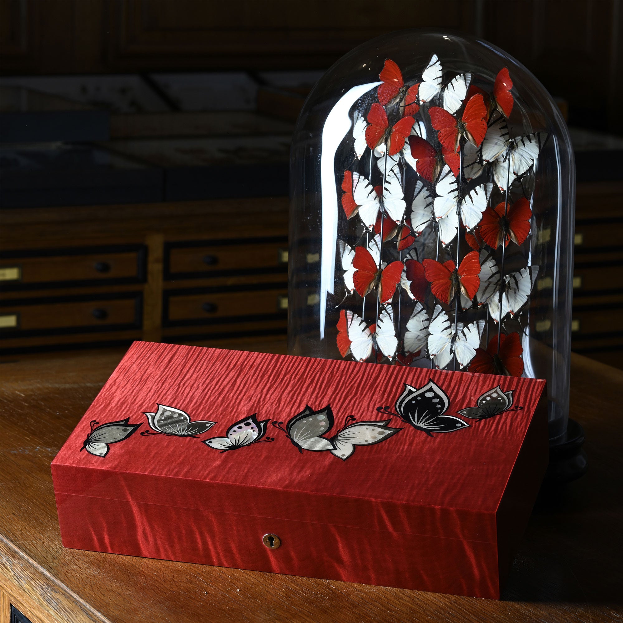 elie-bleu-butterflies-schmuckbox-perlmutt-wei-rot image 3