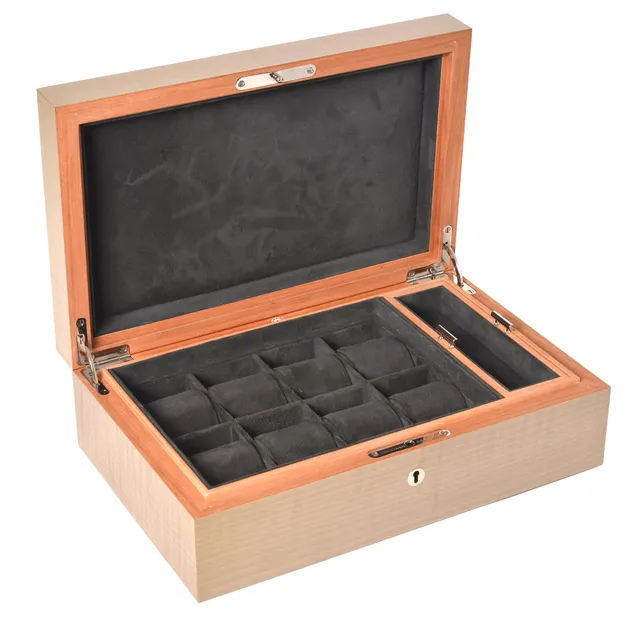 elie-bleu-fruit-uhrenbox-8-uhren-grau-spezialgr-e image 1