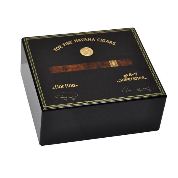 elie-bleu-medal-humidor-50-zigarren-schwarz-sykomore image 2
