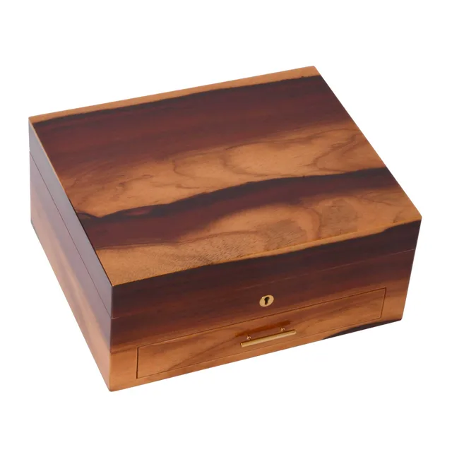 elie-bleu-padouk-humidor-box-6-zigarren-mit-zubeh-r image 1