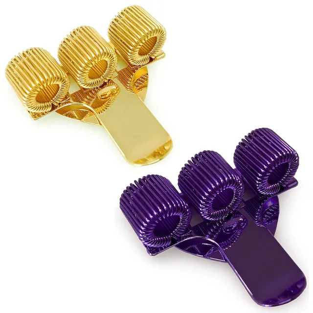 ashton-and-wright-dreifach-stifthalter-metall-gold-lila-2-st-ck image 1