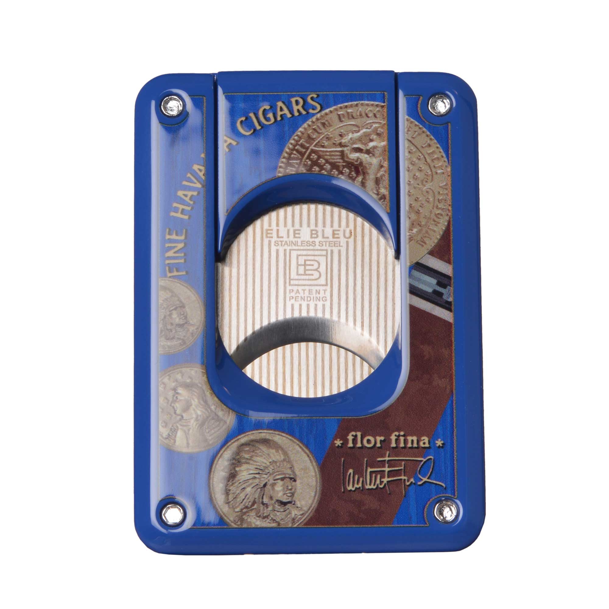 elie-bleu-medal-zigarrenschneider-doppelklinge-rot image 4