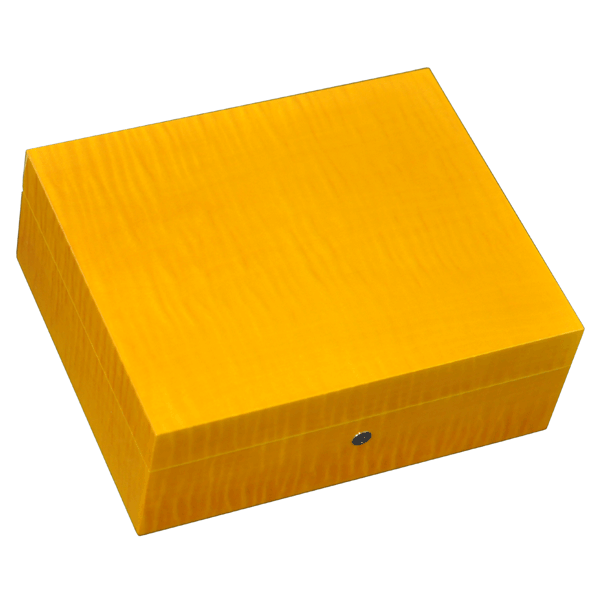 elie-bleu-fruit-uhrenbox-12-schmuck-2-uhren-gelb image 2