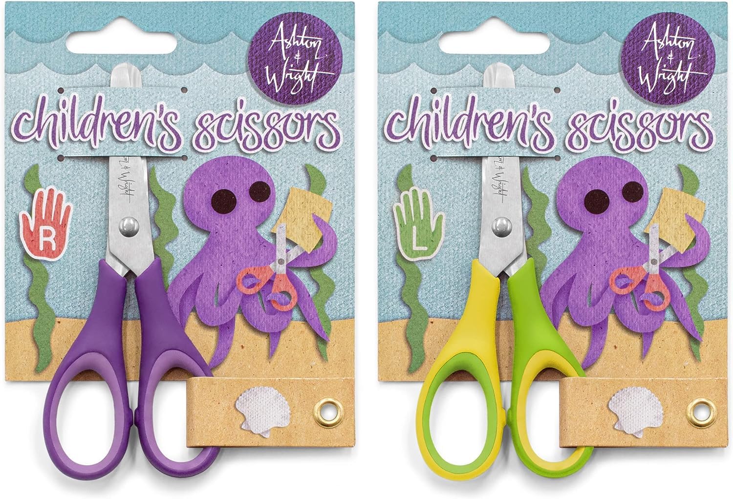 ashton-and-wright-kinderschere-12-cm-gr-n-12er-pack-softgriff image 8