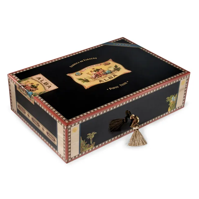 elie-bleu-flor-de-alba-humidor-110-zigarren-bubinga image 1