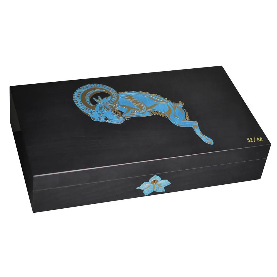 elie-bleu-ram-humidor-110-zigarren-schwarz-sycomore image 1
