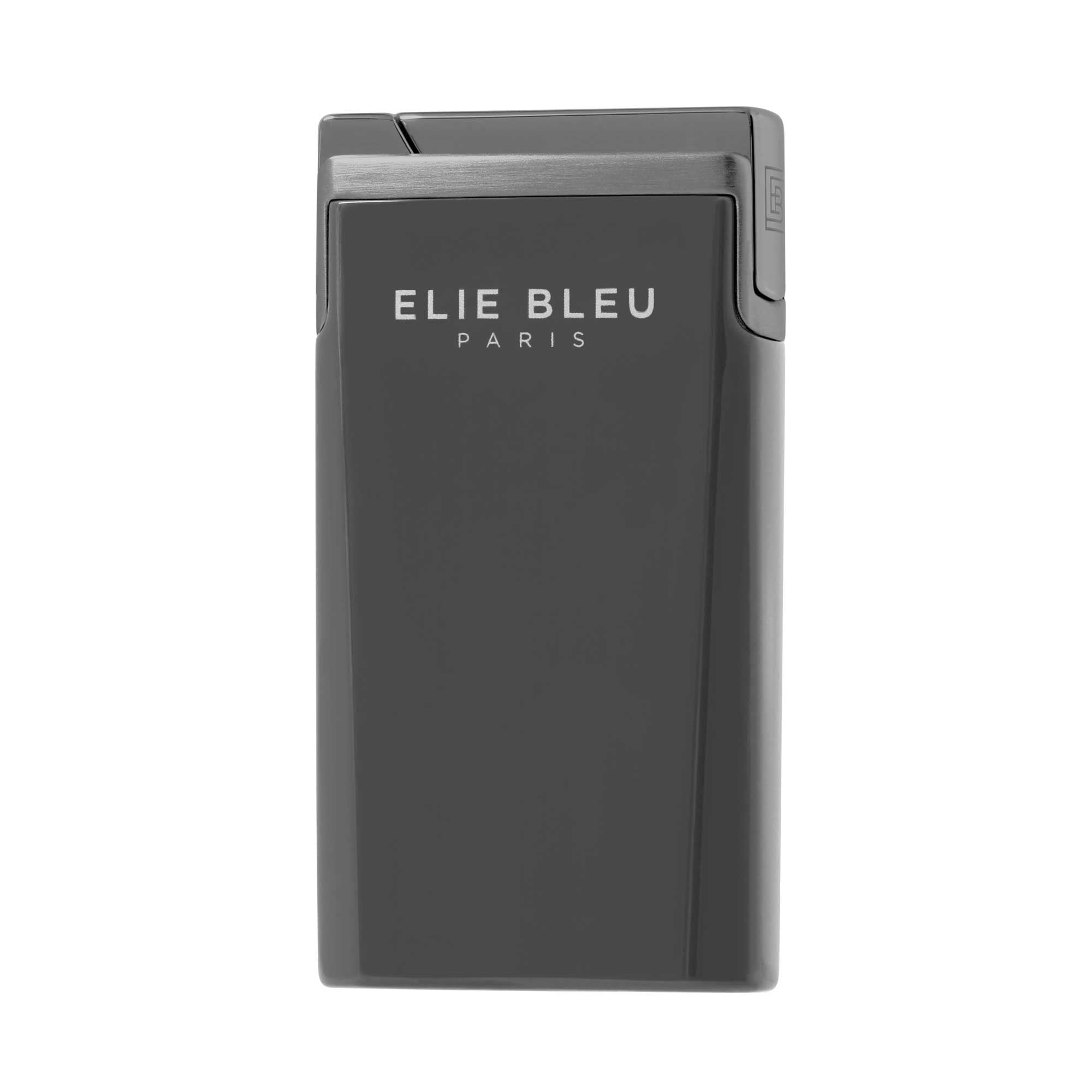 elie-bleu-j15-taschenfeuerzeug-schwarz-lack-gas image 3