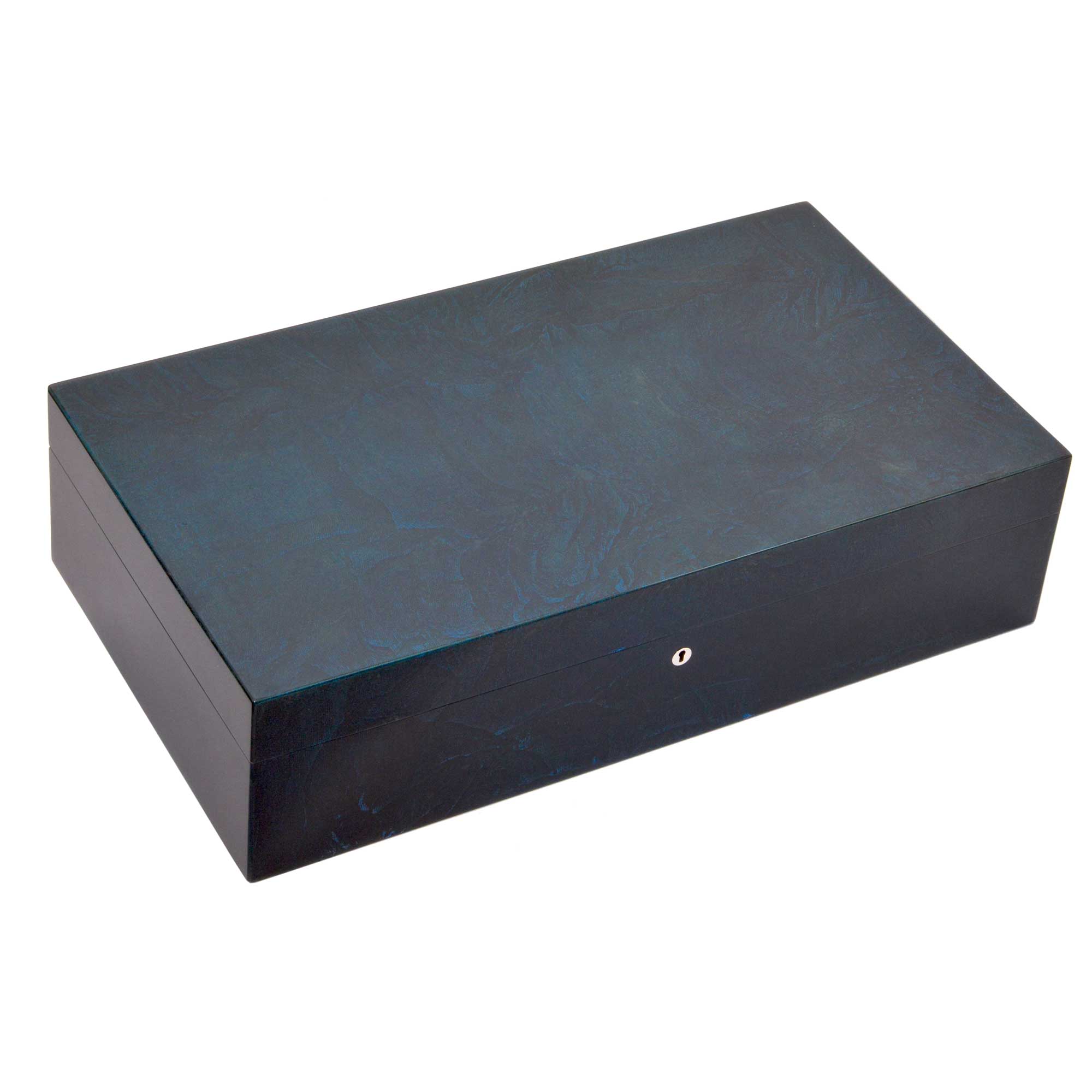 elie-bleu-classic-schmuckkasten-blue-walnut-burl-holz image 2