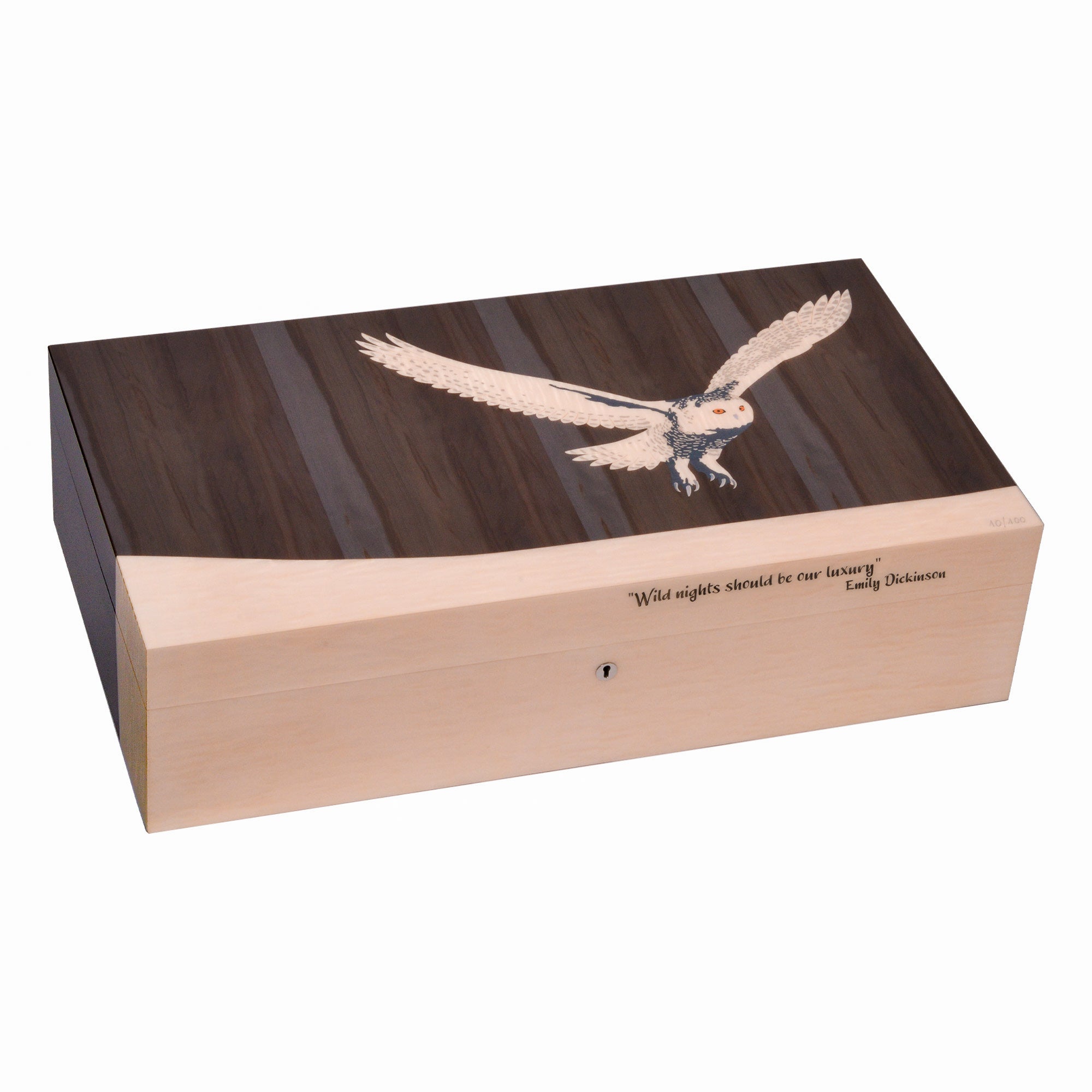 elie-bleu-snowy-owl-humidor-110-zigarren-red-gum image 2