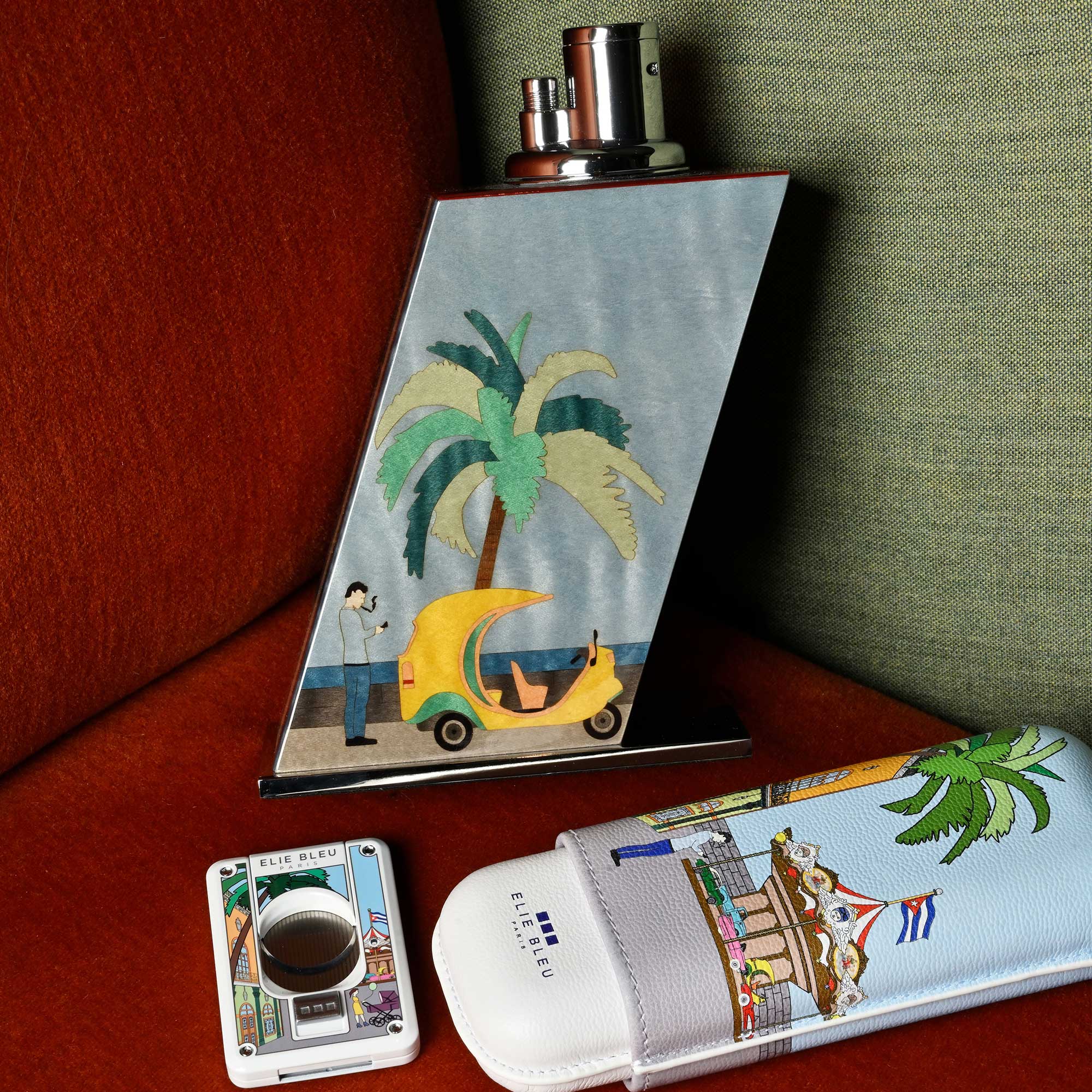 elie-bleu-casa-cubana-carousel-tischfeuerzeug-gro image 5