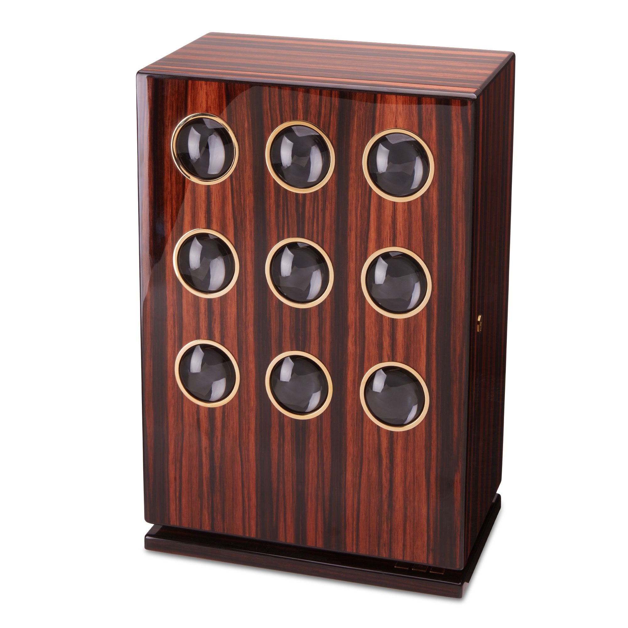 elie-bleu-classic-uhrenbeweger-9-uhren-macassar-ebenholz image 2