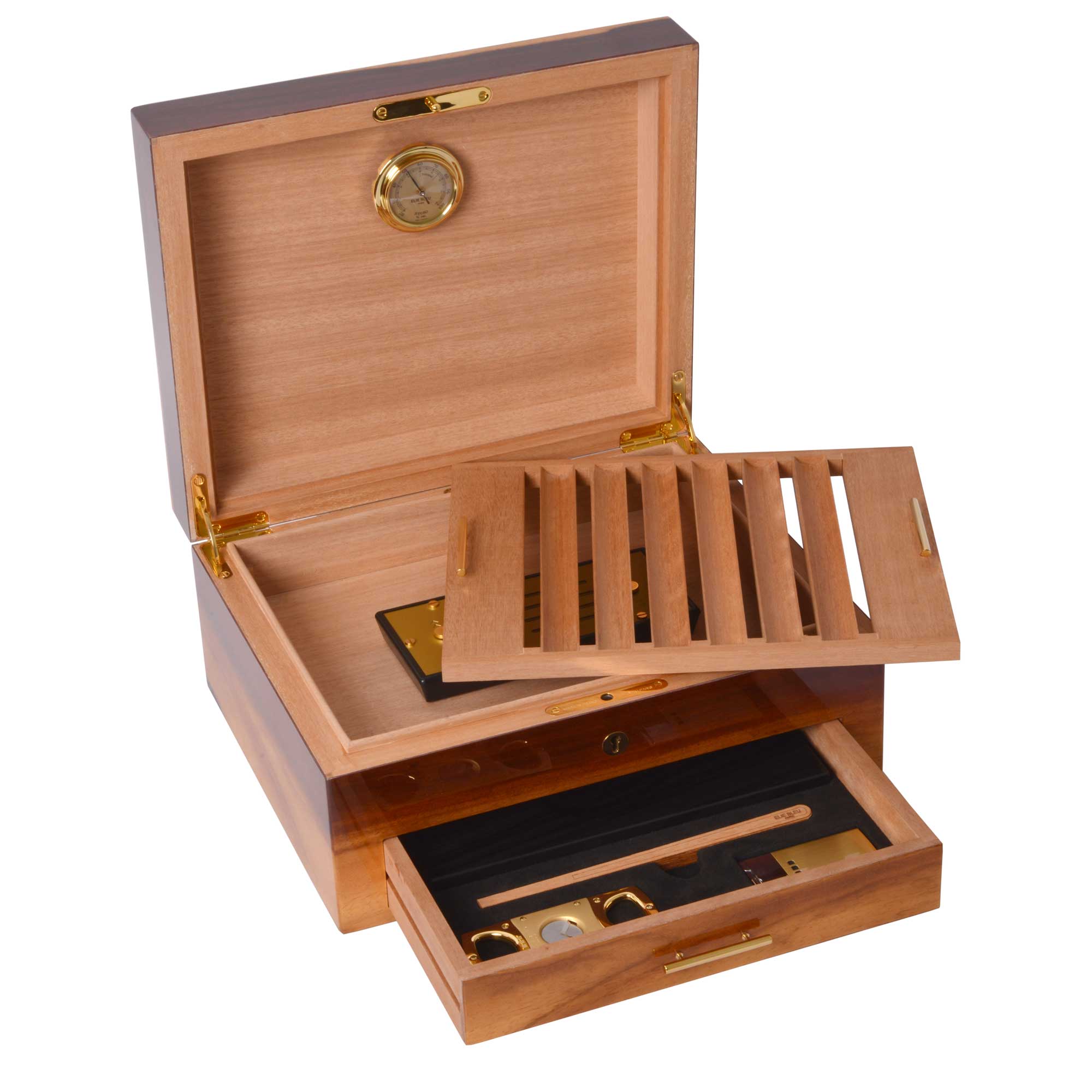 elie-bleu-padouk-humidor-box-6-zigarren-mit-zubeh-r image 3
