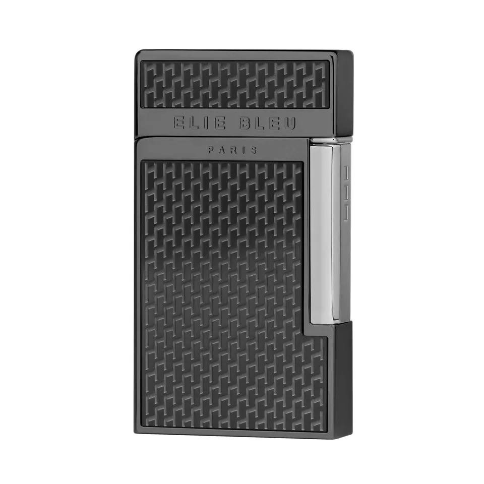 elie-bleu-diamond-jetflame-taschenfeuerzeug-carbon image 1