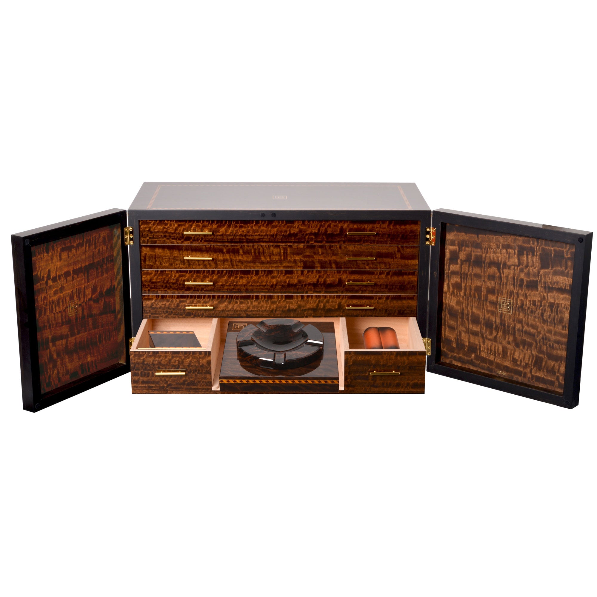 elie-bleu-45th-anniversary-cabinet-humidor-350-zigarren-eukalyptus image 2