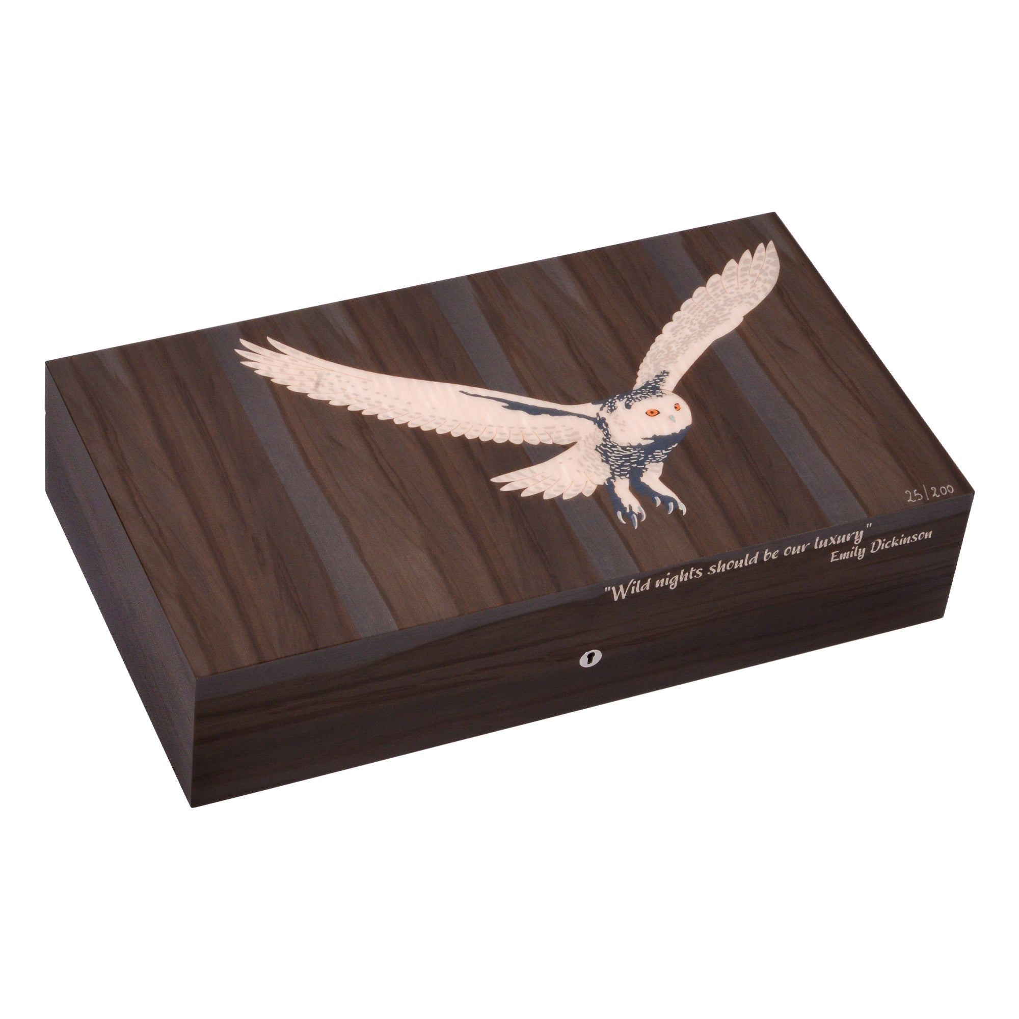 elie-bleu-snowy-owl-humidor-110-zigarren-red-gum image 1