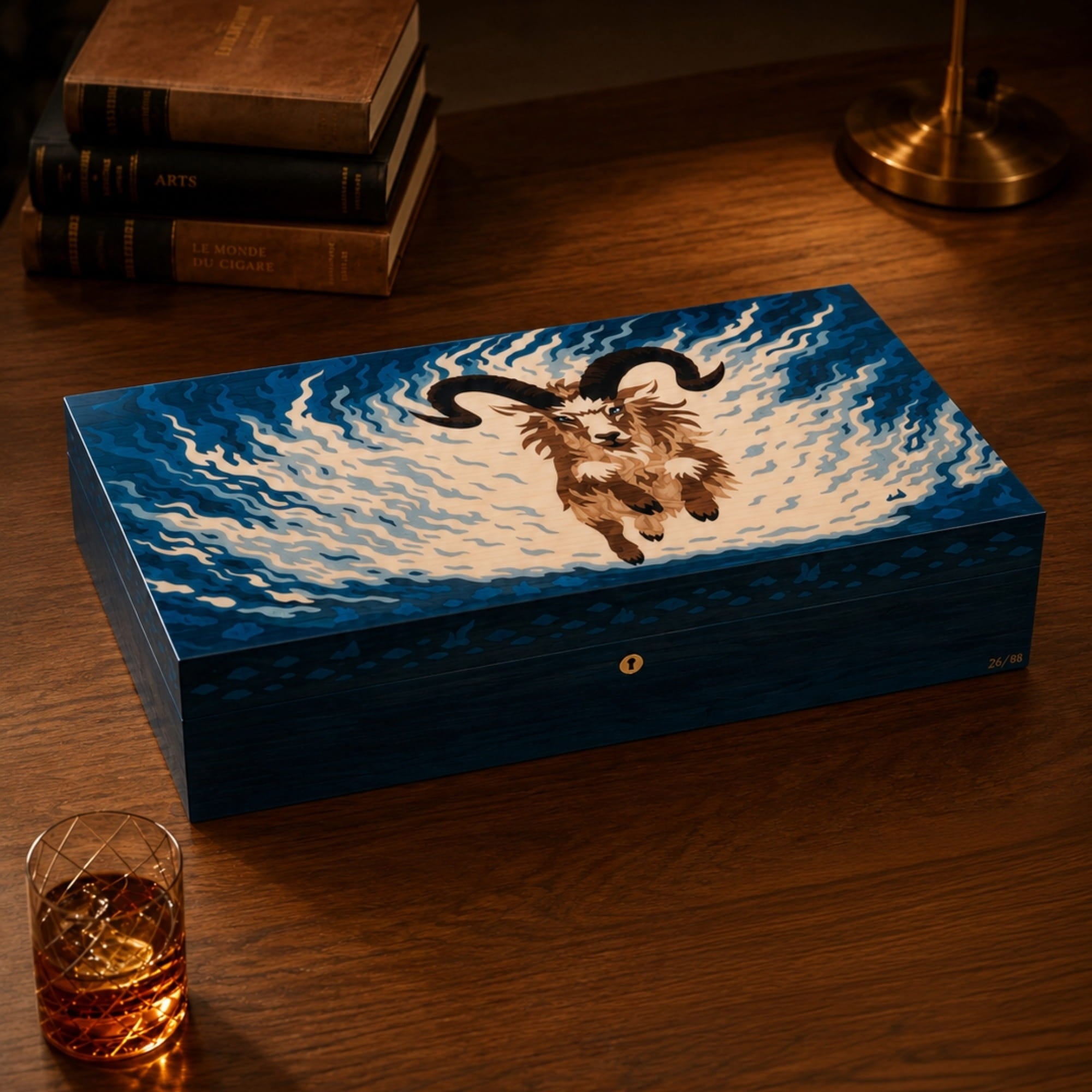 elie-bleu-fire-goat-humidor-f-r-110-zigarren-ziege image 4