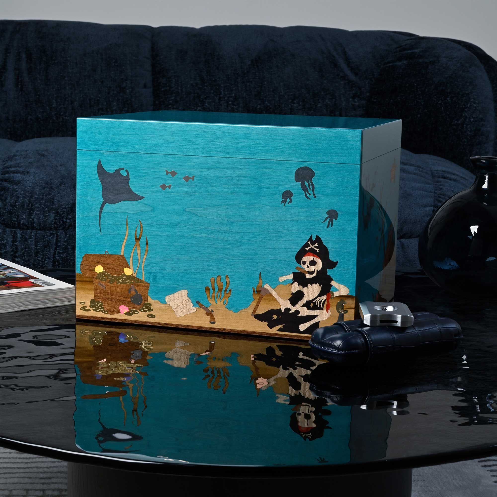elie-bleu-aquarium-humidor-110-zigarren-sycomore image 5