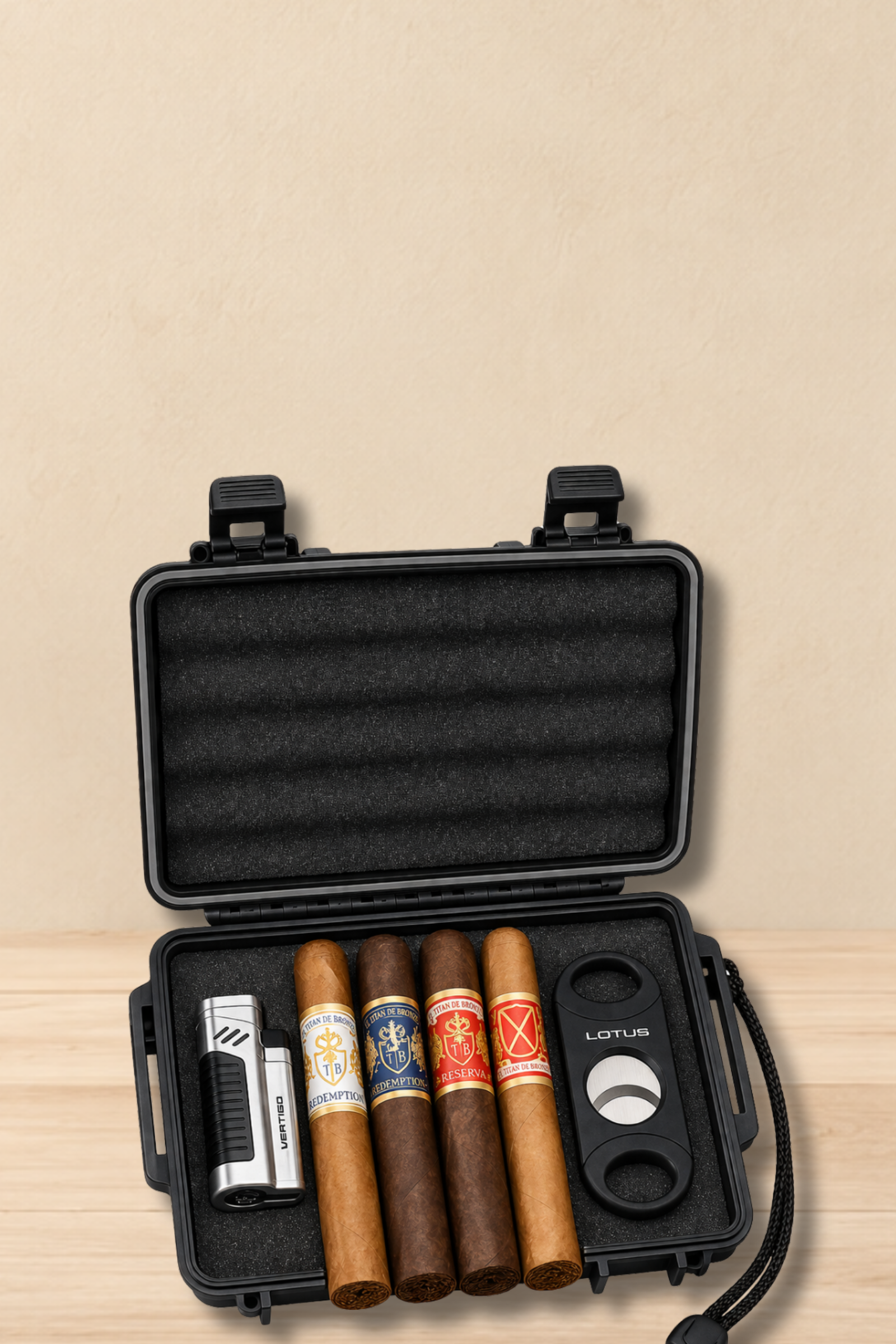 el-titan-de-bronze-zigarren-geschenkset-toro-4er-mit-zubeh-r image 1