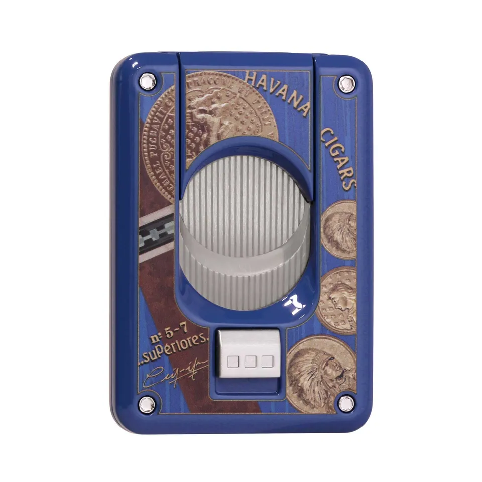 elie-bleu-medal-zigarrenschneider-doppelklinge-rot image 1