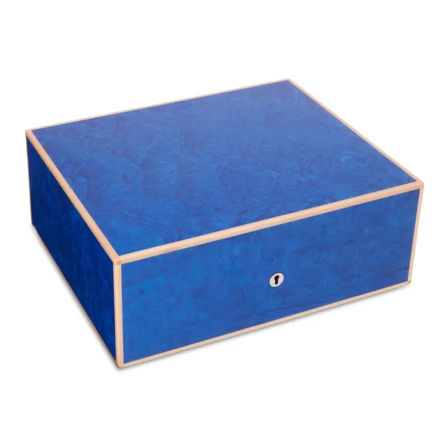 elie-bleu-blue-madrona-humidor-75-zigarren-blau image 1