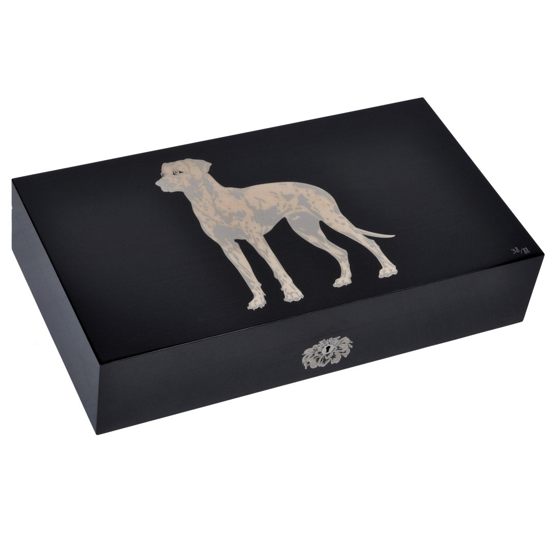elie-bleu-dog-humidor-110-zigarren-holz image 2