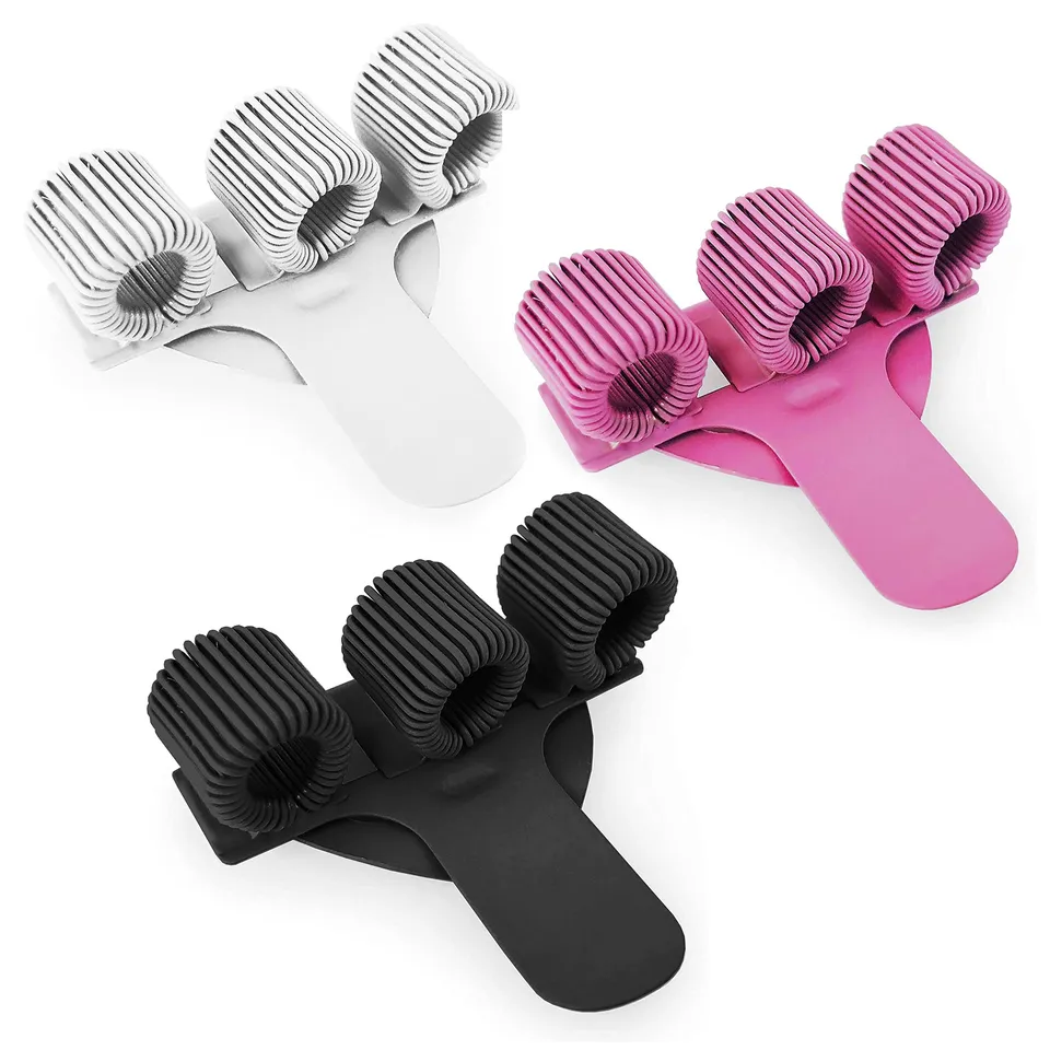 ashton-and-wright-dreifach-stifthalter-metall-3-st-ck-schwarz-wei-rosa image 1