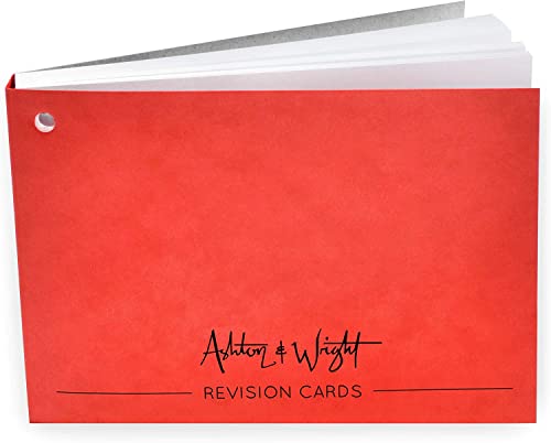 ashton-and-wright-revisionskartenbuch-rot-50-blatt-liniert image 5