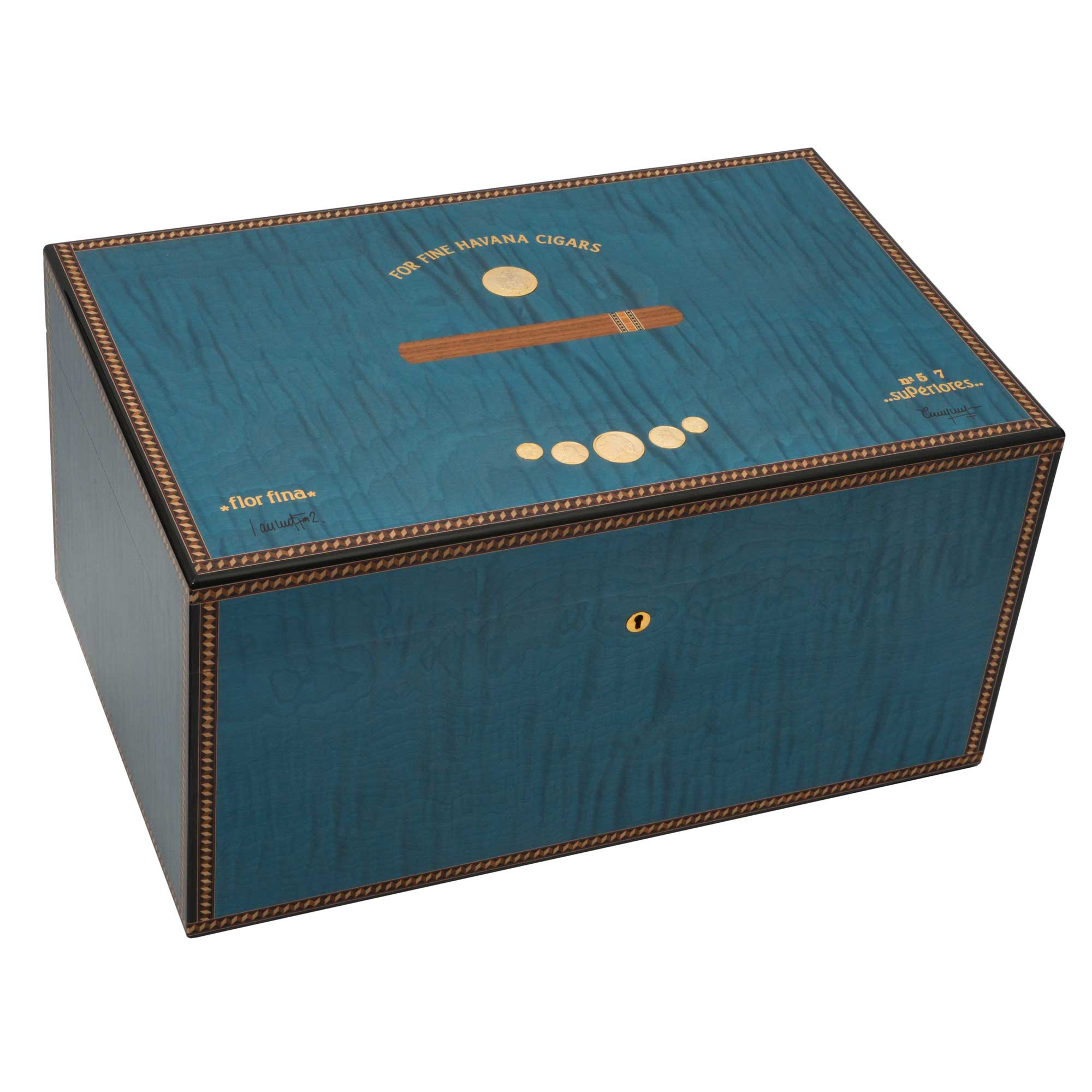 elie-bleu-medal-humidor-f-r-500-zigarren-schwarz image 1