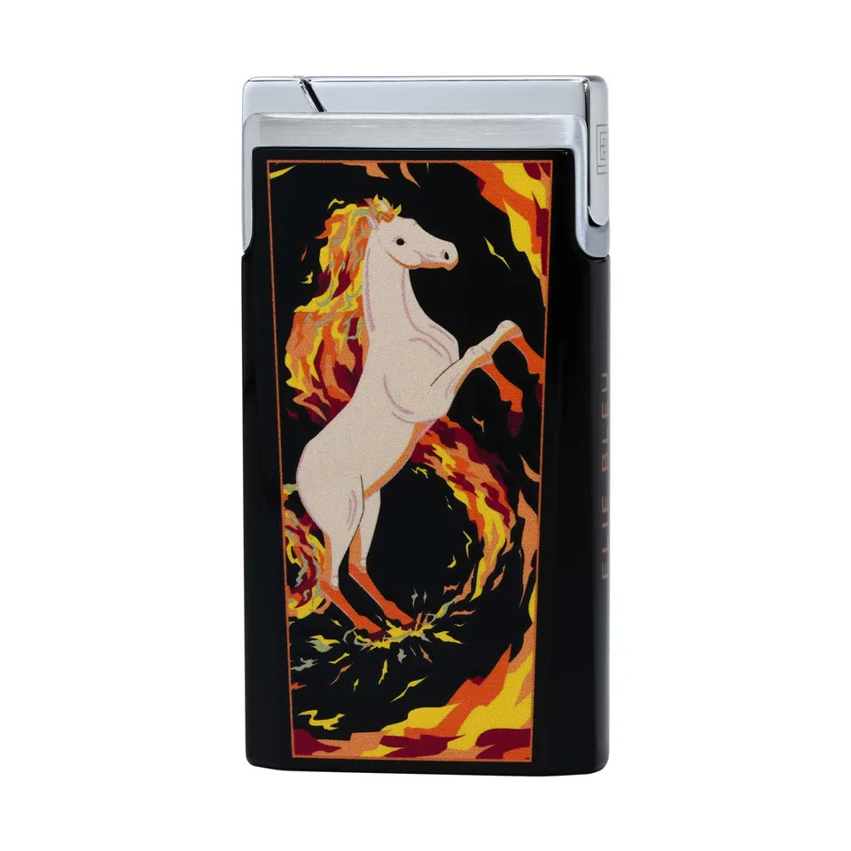 elie-bleu-j15-fire-horse-zigarrenfeuerzeug-lack image 1