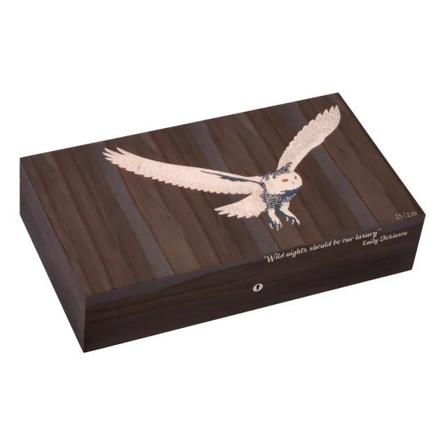 elie-bleu-snowy-owl-humidor-110-zigarren-red-gum image 1