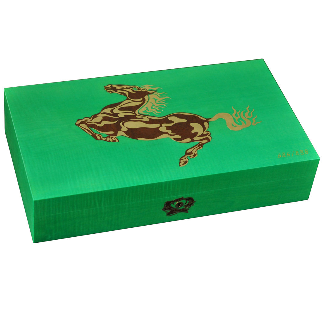 elie-bleu-horse-humidor-f-r-110-zigarren-schwarz-palisander image 3