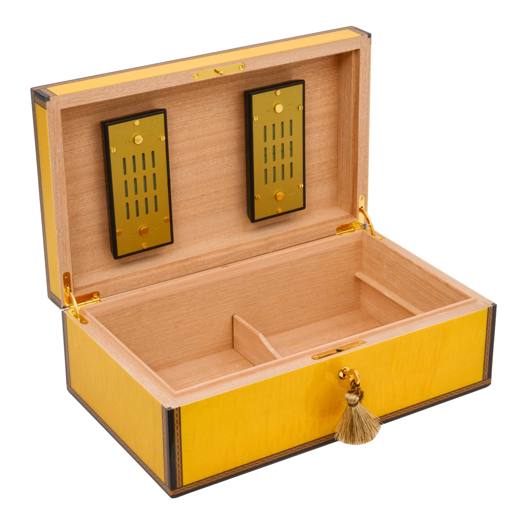 elie-bleu-medal-humidor-120-zigarren-schwarz-intarsien image 7
