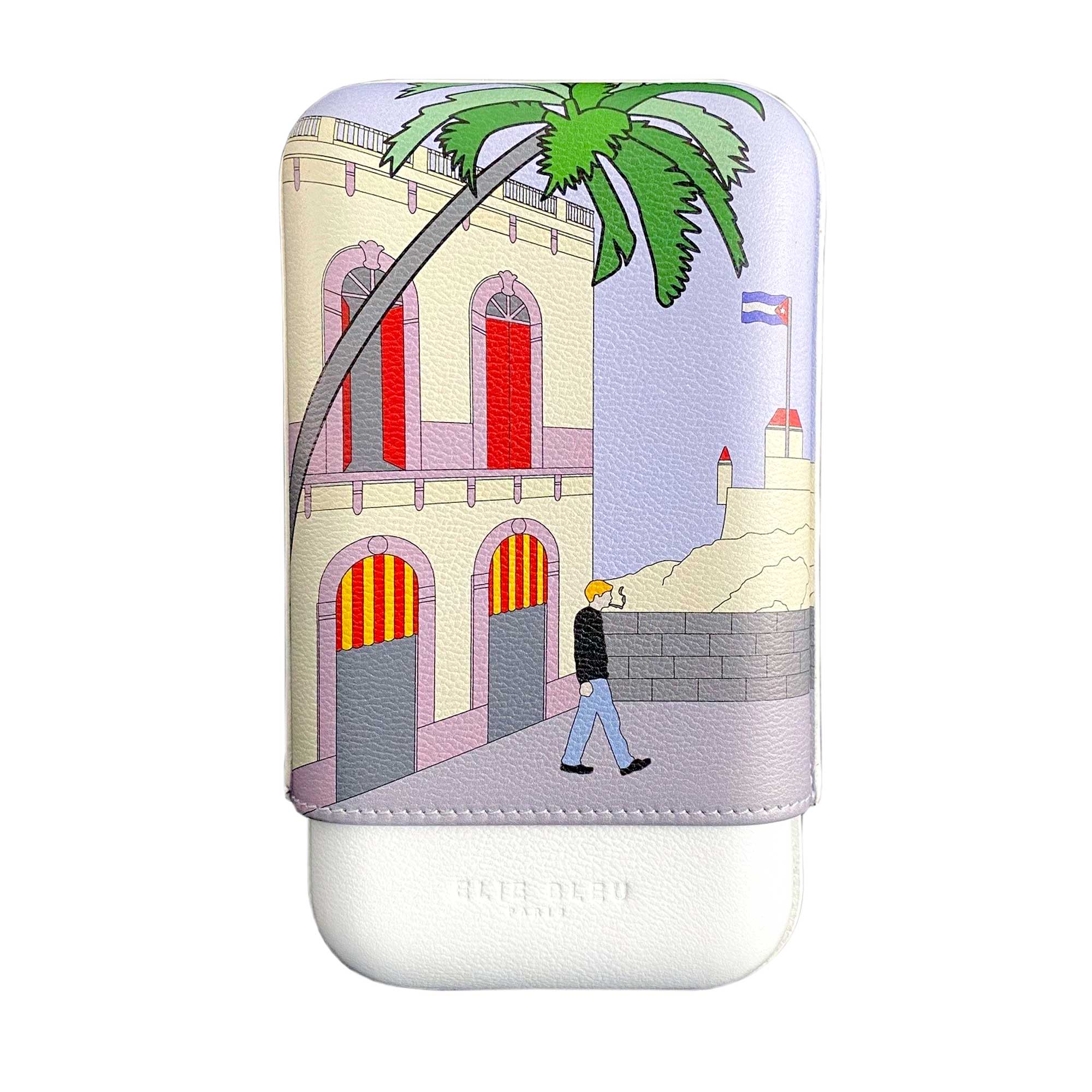elie-bleu-casa-cubana-zigarrenetui-leder-f-r-3-zigarren image 1