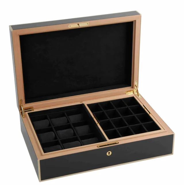 elie-bleu-fruit-uhrenbox-f-r-9-uhren-schwarz-schmuckfach image 1