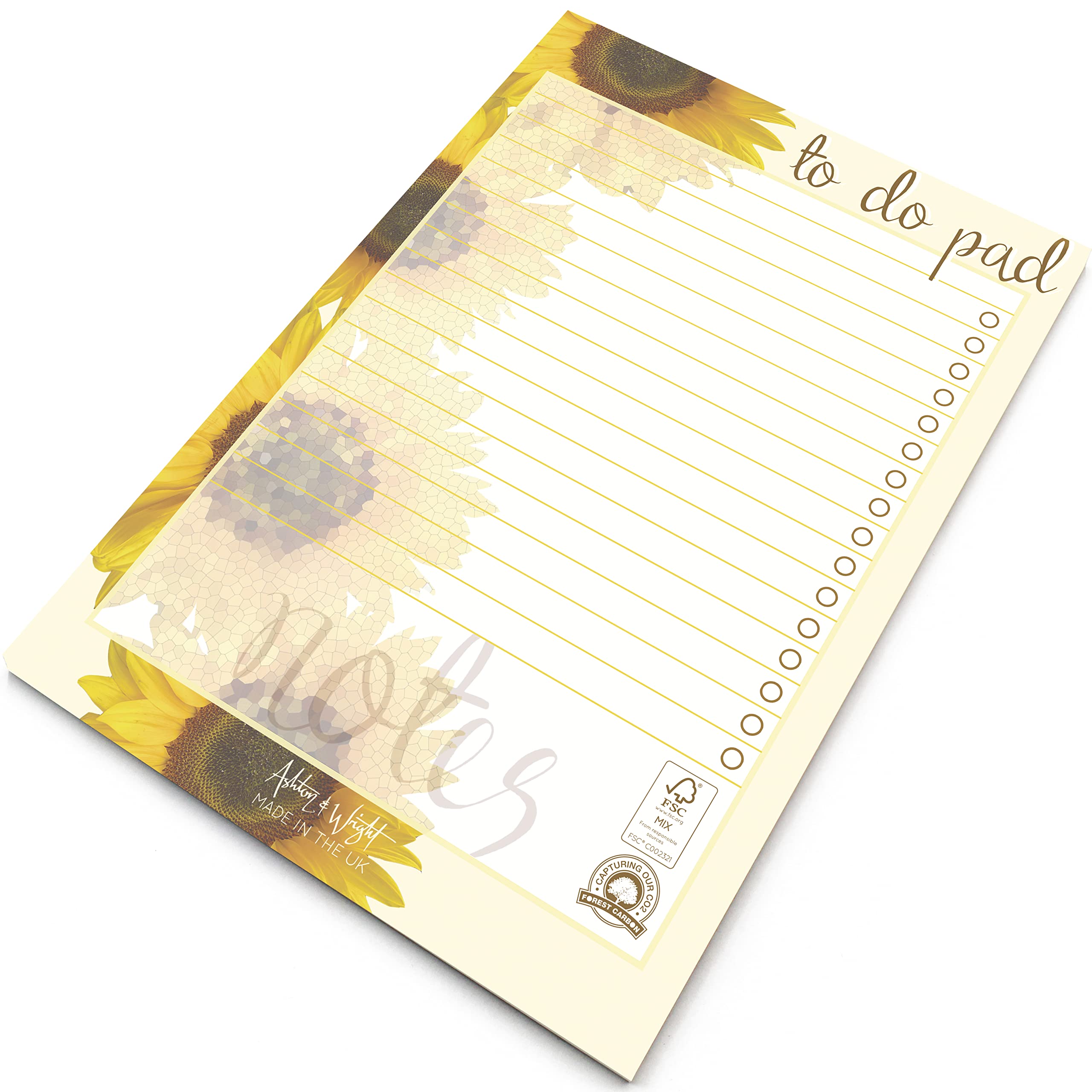 ashton-and-wright-to-do-block-a5-sonnenblume-60-blatt-80-gsm image 2