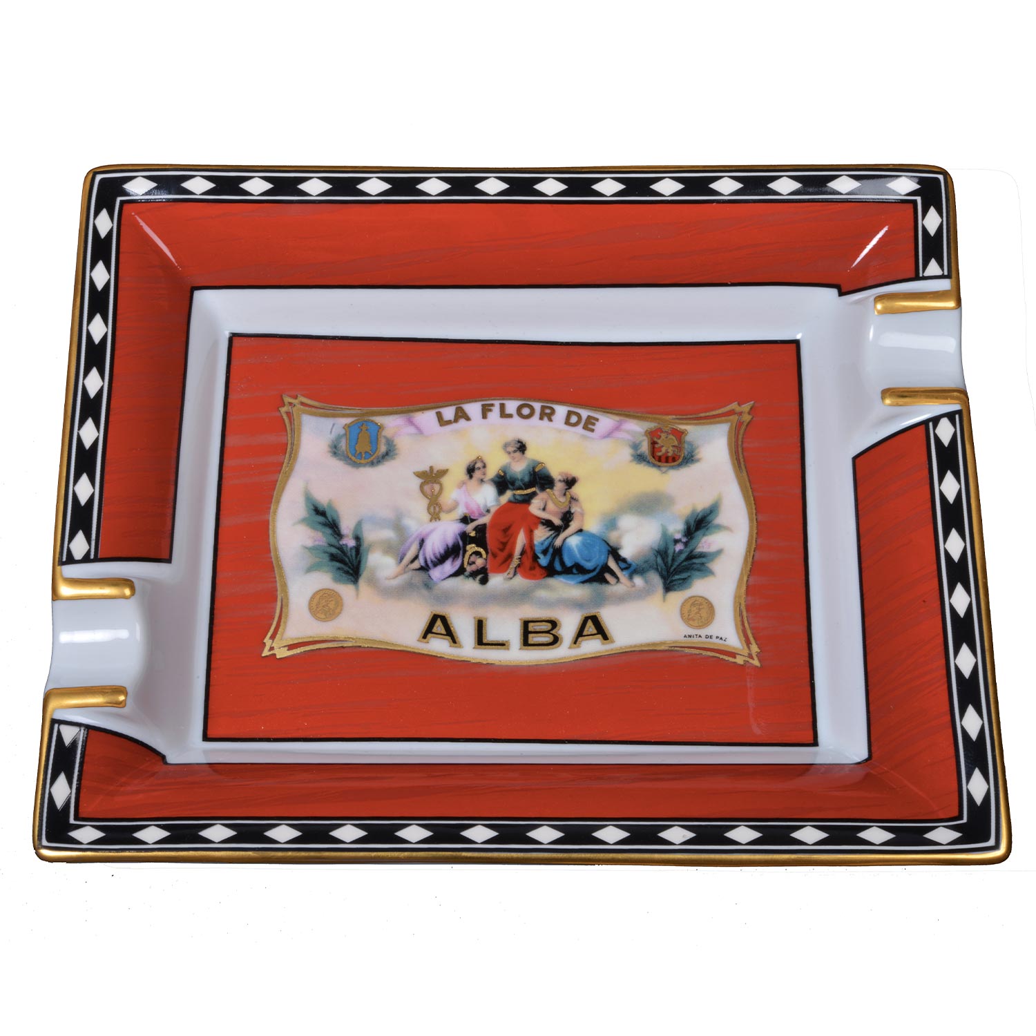 elie-bleu-flor-de-alba-aschenbecher-porzellan-gelb image 2