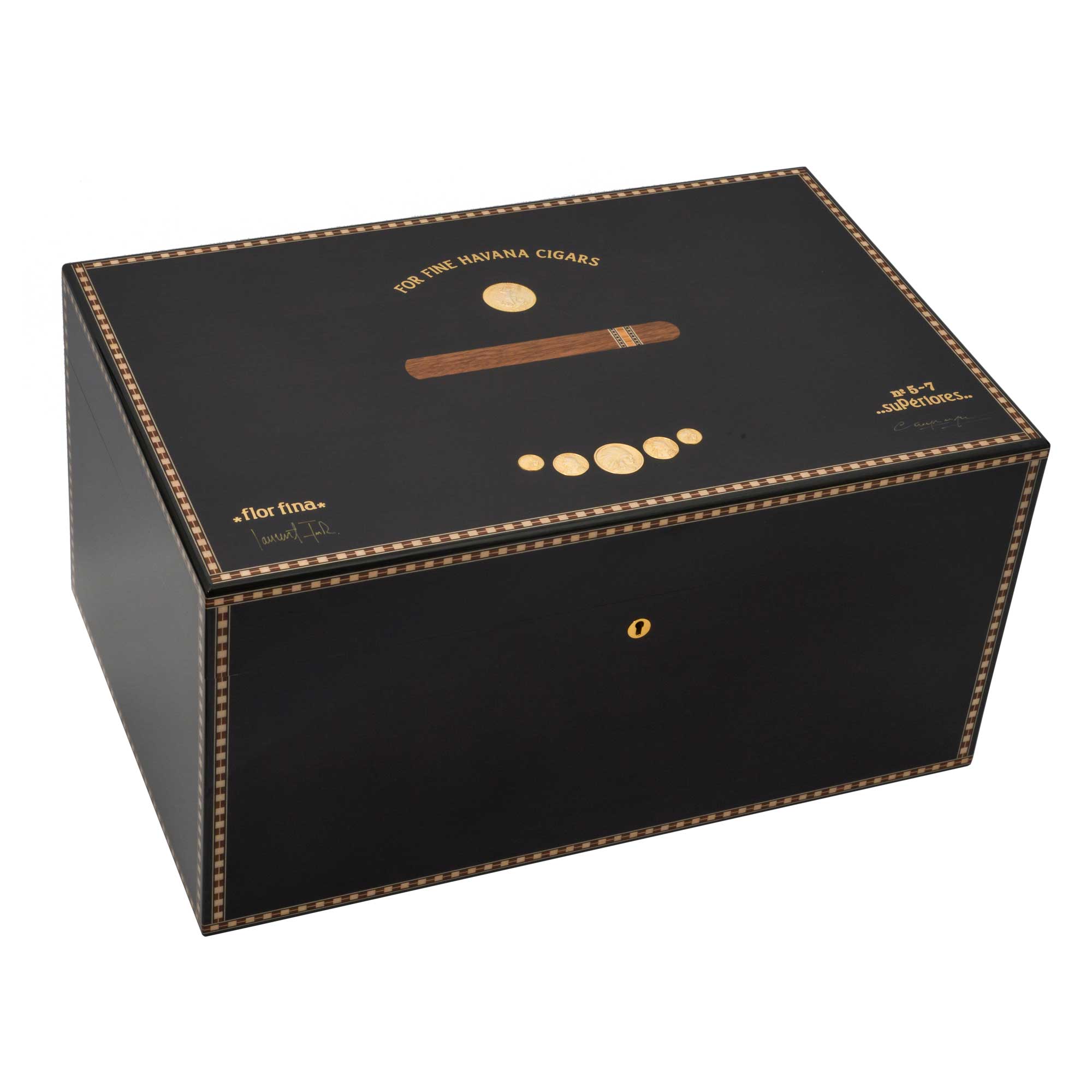 elie-bleu-medal-humidor-f-r-500-zigarren-schwarz image 2