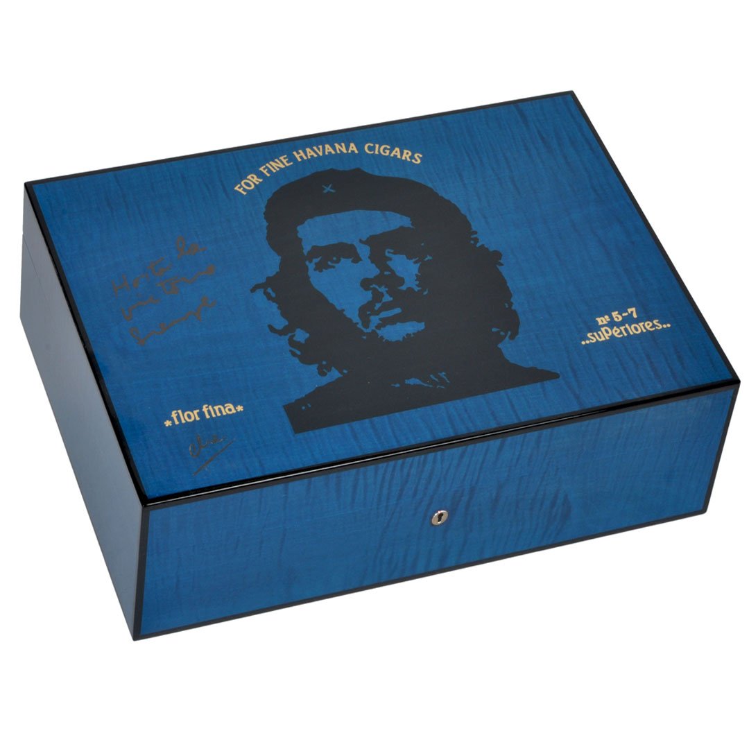 elie-bleu-che-blau-humidor-110-zigarren-holz image 1
