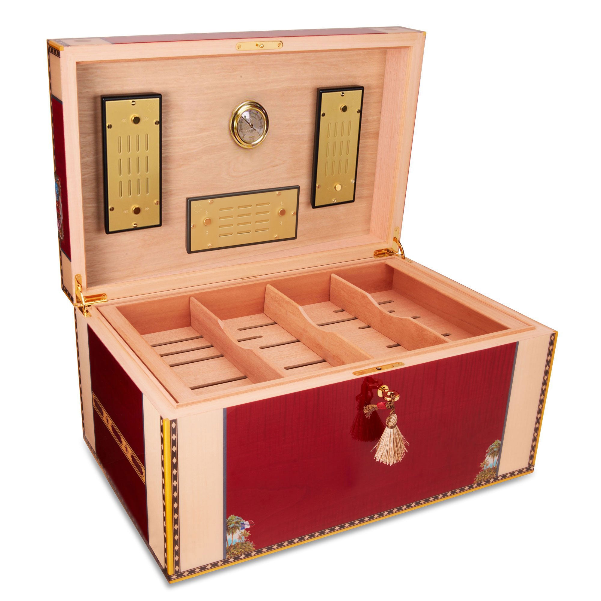 elie-bleu-flor-de-alba-humidor-500-zigarren-schwarz image 6