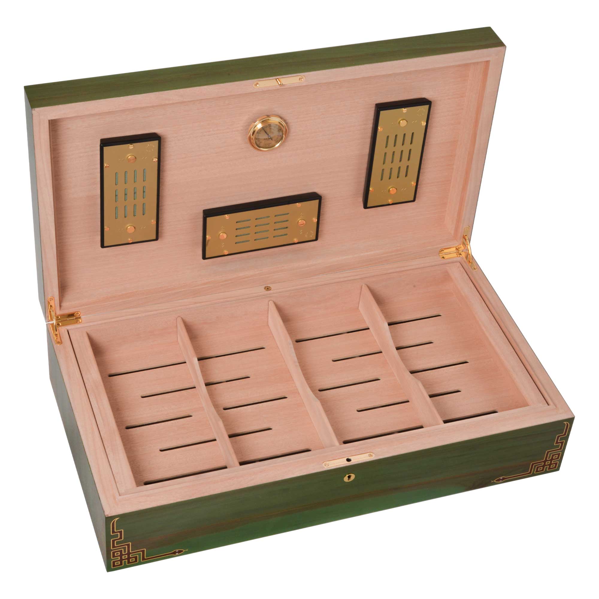 elie-bleu-snake-humidor-box-250-zigarren-sycomore image 2
