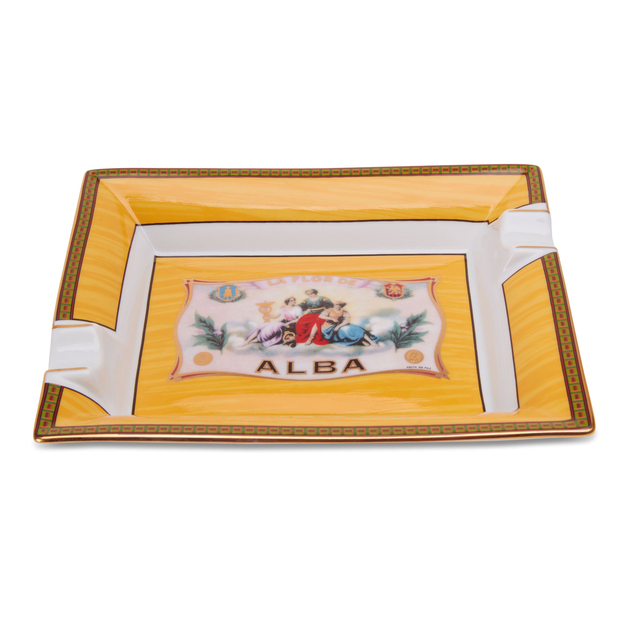 elie-bleu-flor-de-alba-aschenbecher-porzellan-gelb image 7