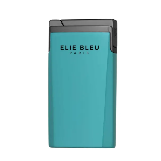 elie-bleu-j15-taschenfeuerzeug-schwarz-lack-gas image 1