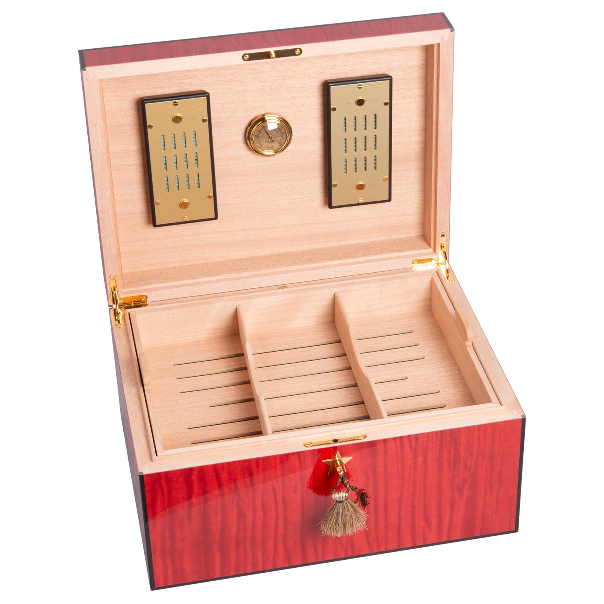 elie-bleu-che-humidor-box-300-zigarren-rot-sycomore image 2