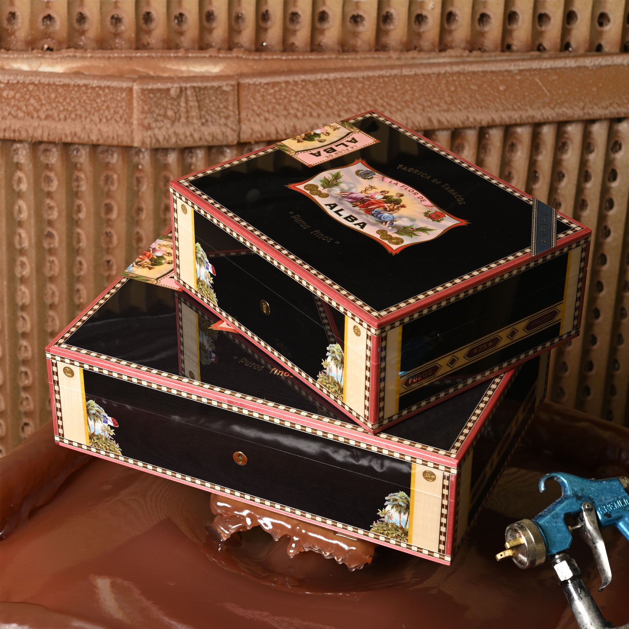elie-bleu-flor-de-alba-humidor-110-zigarren-bubinga image 5