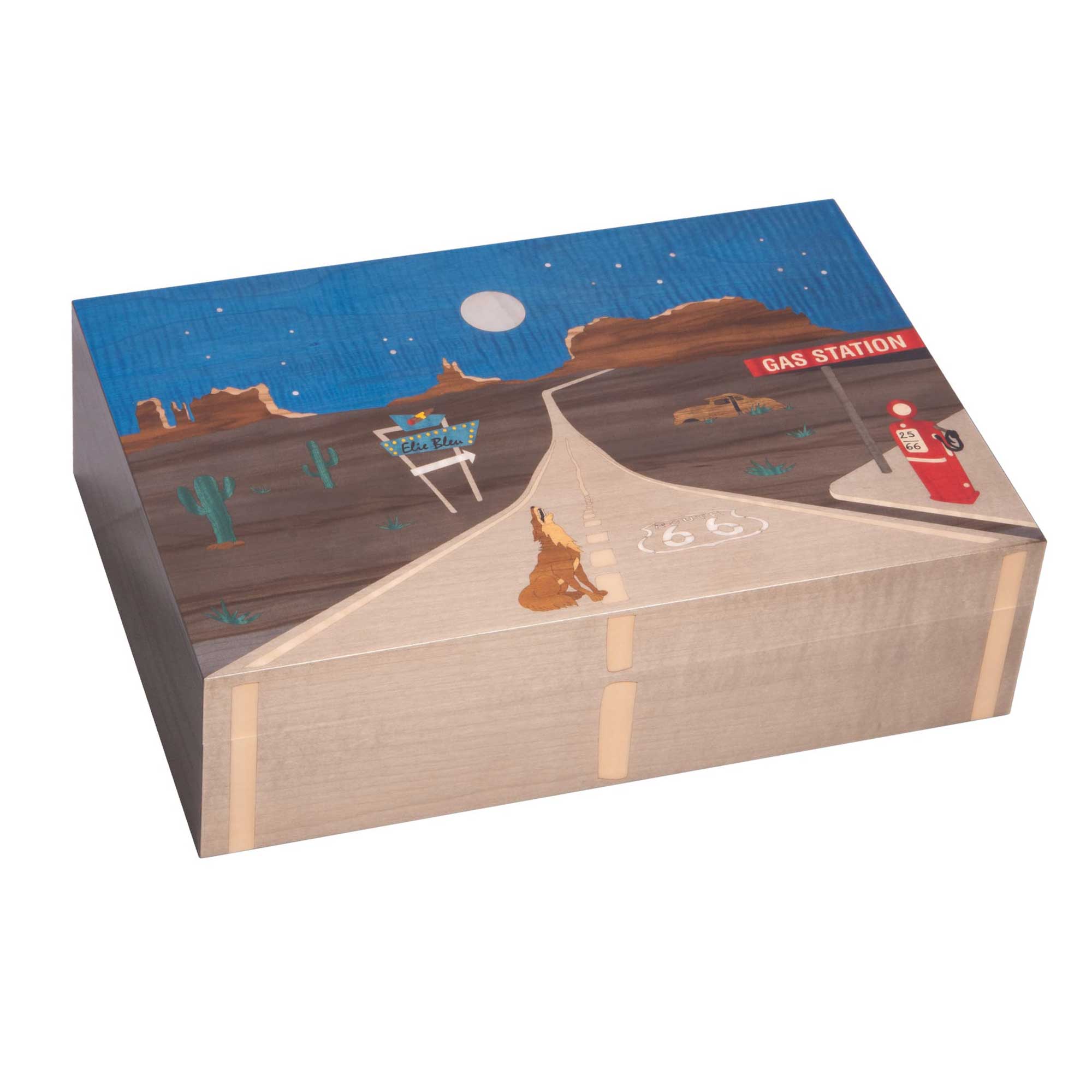 elie-bleu-route-66-full-moon-night-humidor-110-zigarren image 1