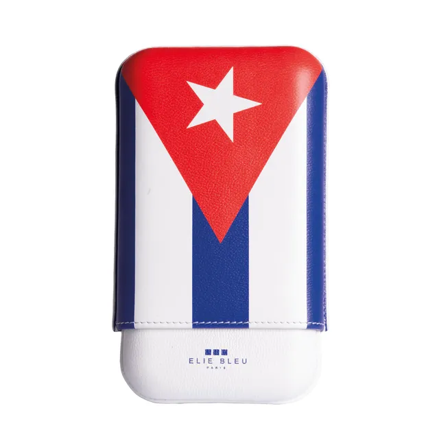 elie-bleu-cuban-flag-zigarrenetui-leder-3er-ring-27 image 1