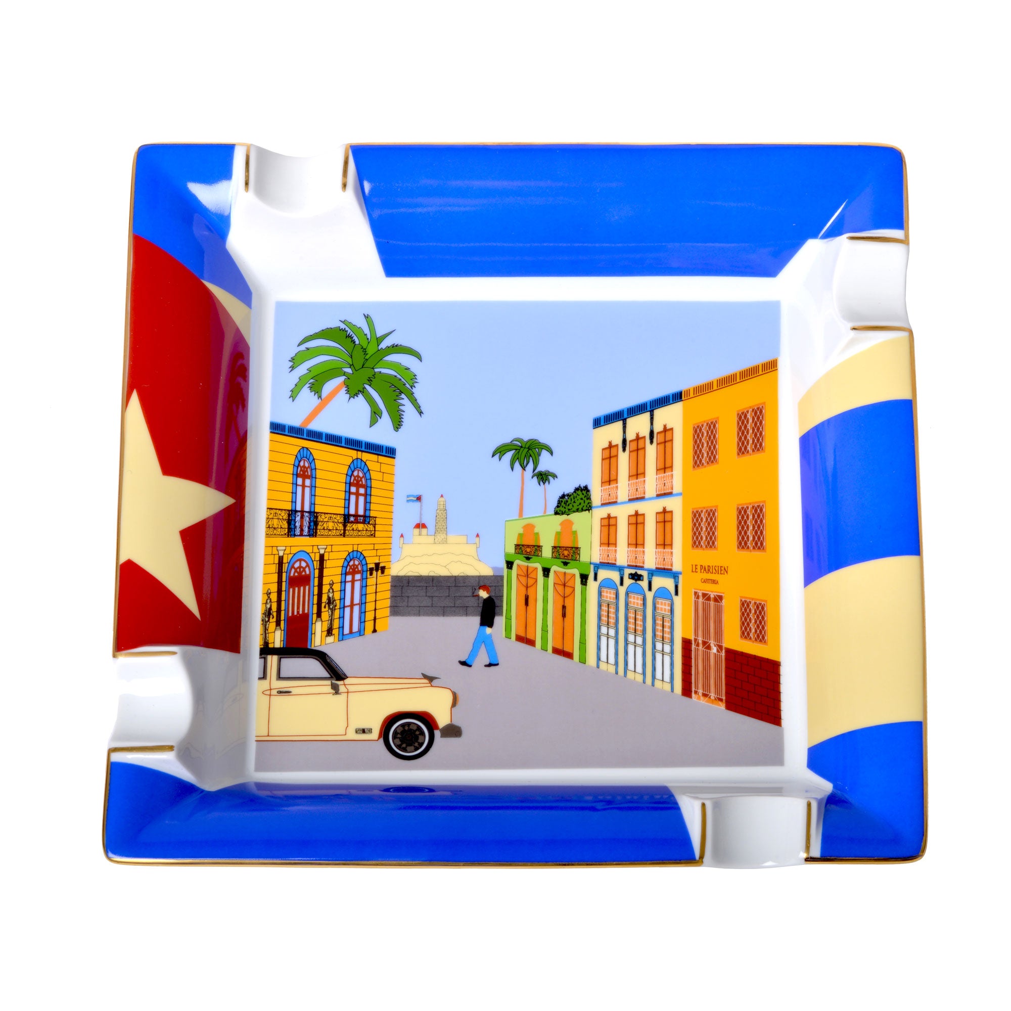 elie-bleu-casa-cubana-aschenbecher-gro-porzellan image 3