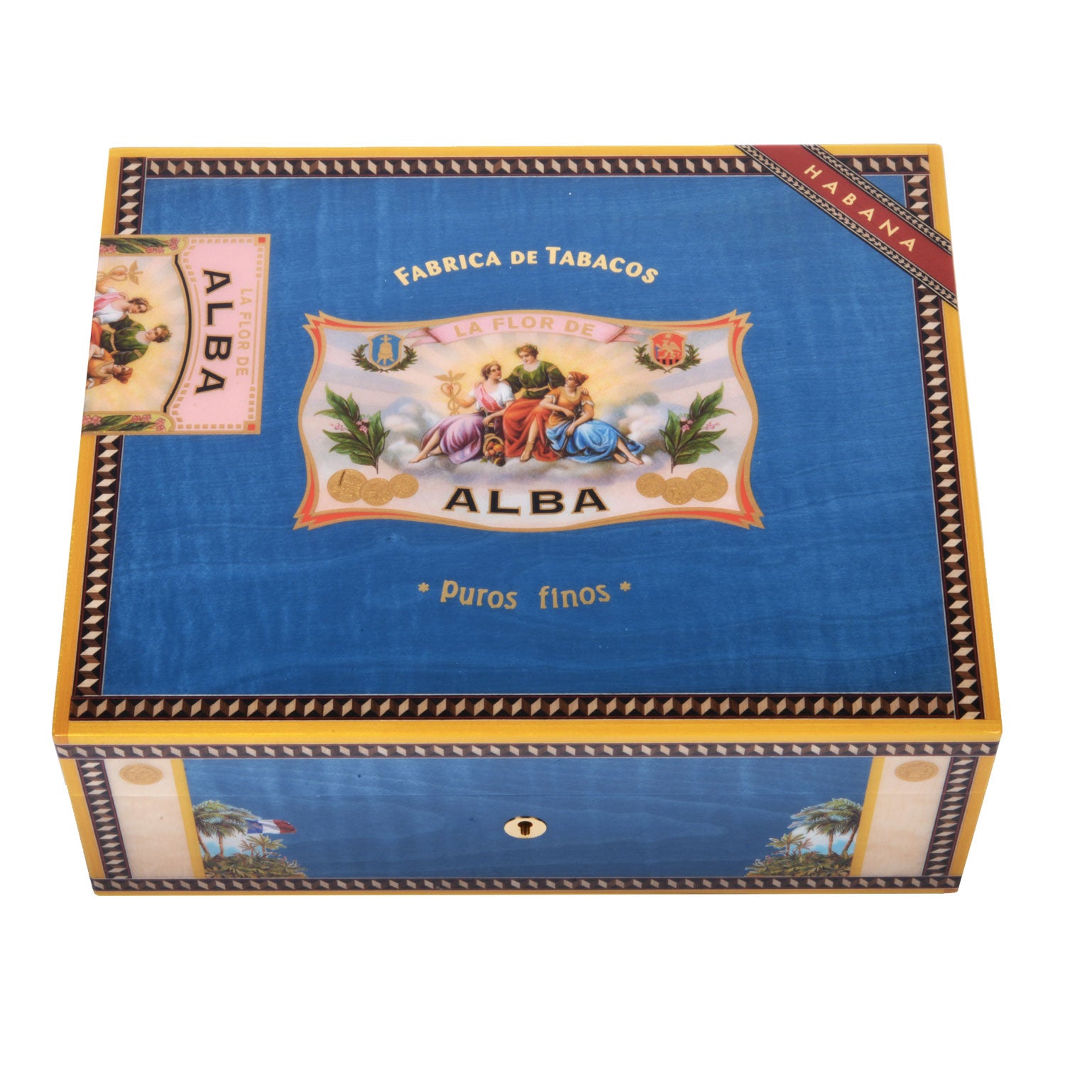 elie-bleu-flor-de-alba-humidor-75-zigarren-rot-marketerie image 7