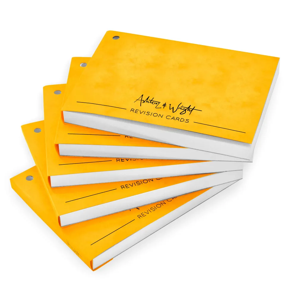 ashton-and-wright-revisionskartenbuch-gelb-50-blatt-5-st-ck-liniert image 1